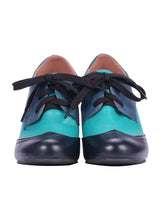 Retro High Heels Sattelschuhe